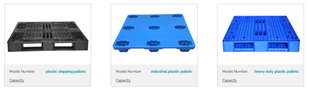 different types of plastic pallet
